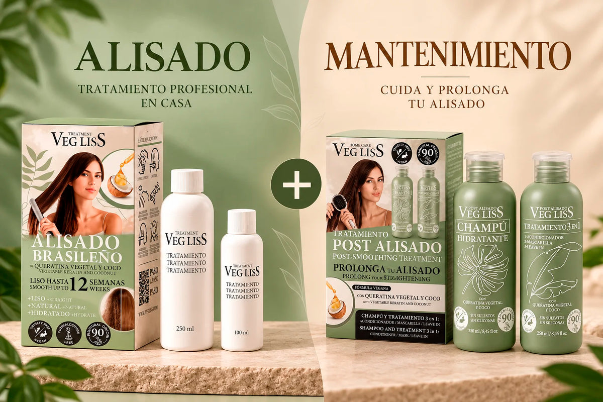 Pack Alisado Brasileño Vegano + Mantenimiento